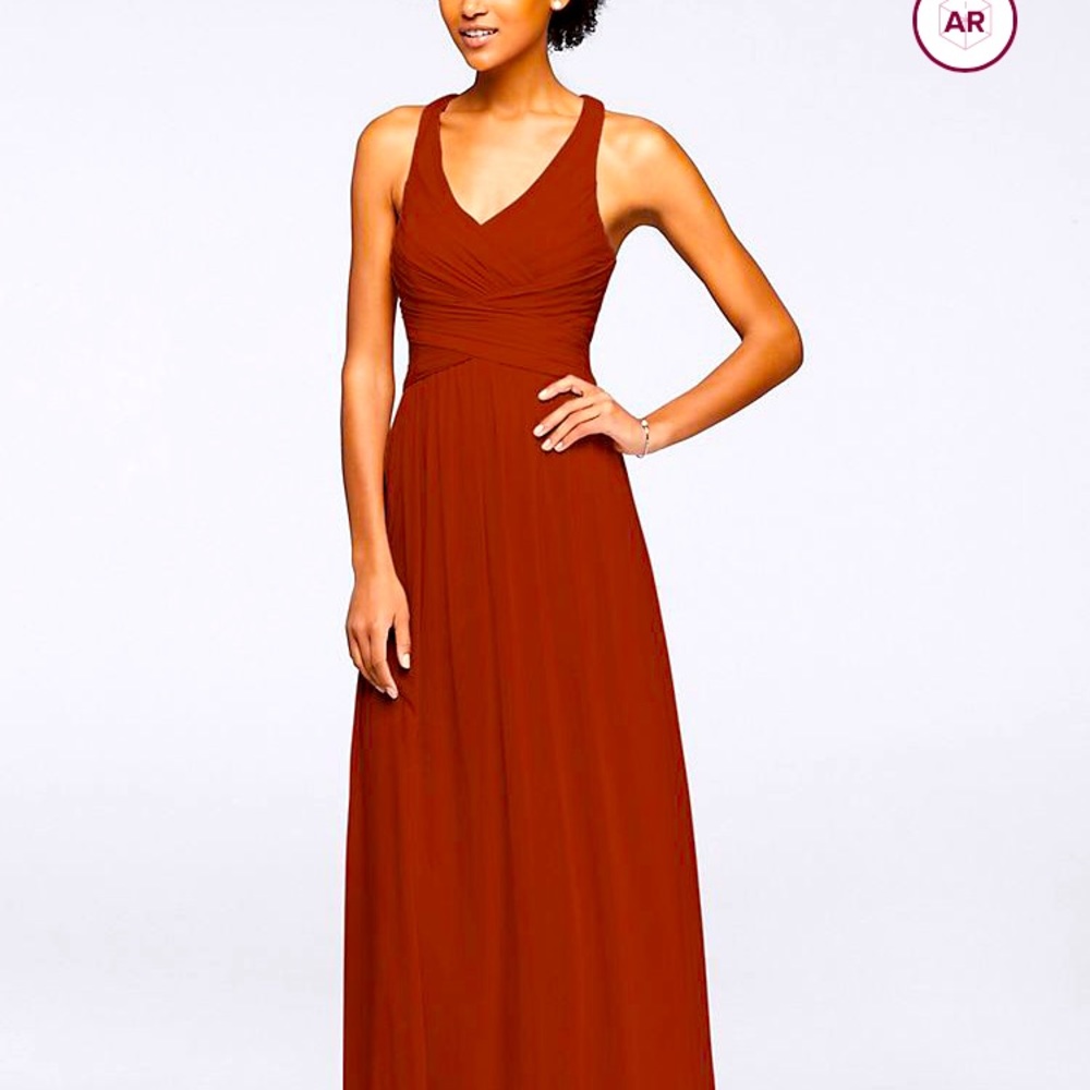 Davids Bridal Bridesmaids Dress Cinnamon